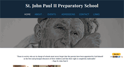 Desktop Screenshot of johnpaulprep.org